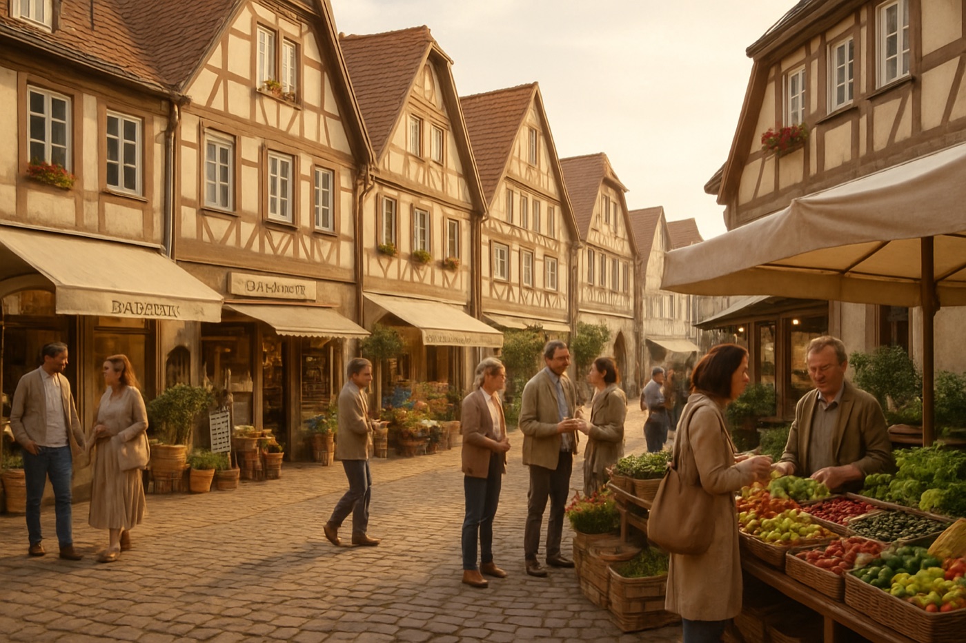 Regionale Gemeinschaft mit lokalen Betrieben