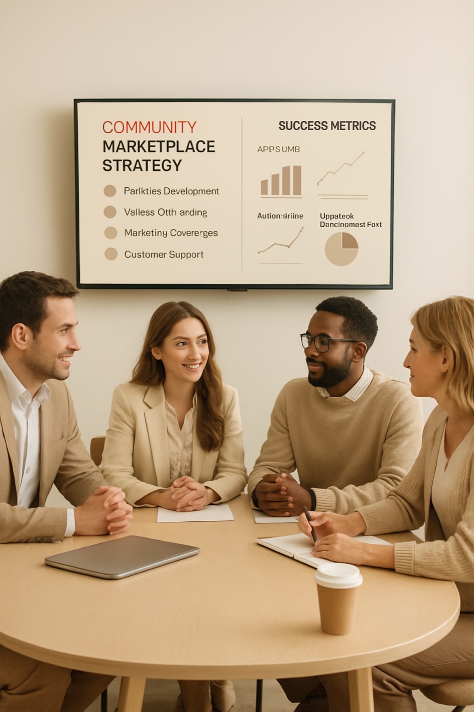 Gespräch über den eigenen Community-Marktplatz